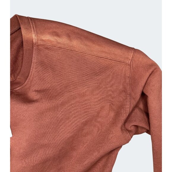 Saltwater Luxe Womens M Crewneck Sweatshirt Spice Cotton Lace Back & Sleeve - Picture 6 of 15